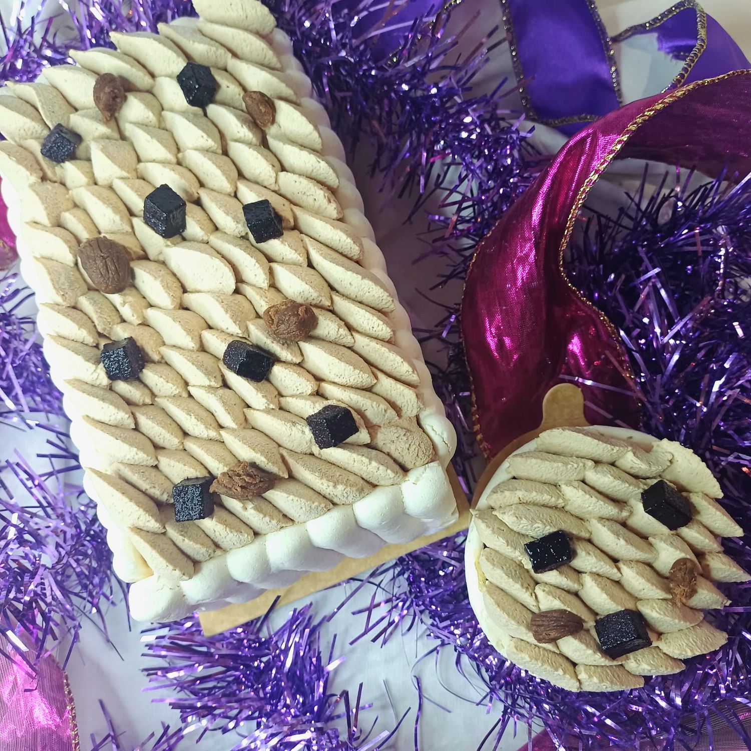 Bûche Glacée Mont Blanc 6 personnes