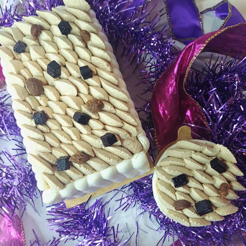 Bûche Glacée Mont Blanc 6 personnes