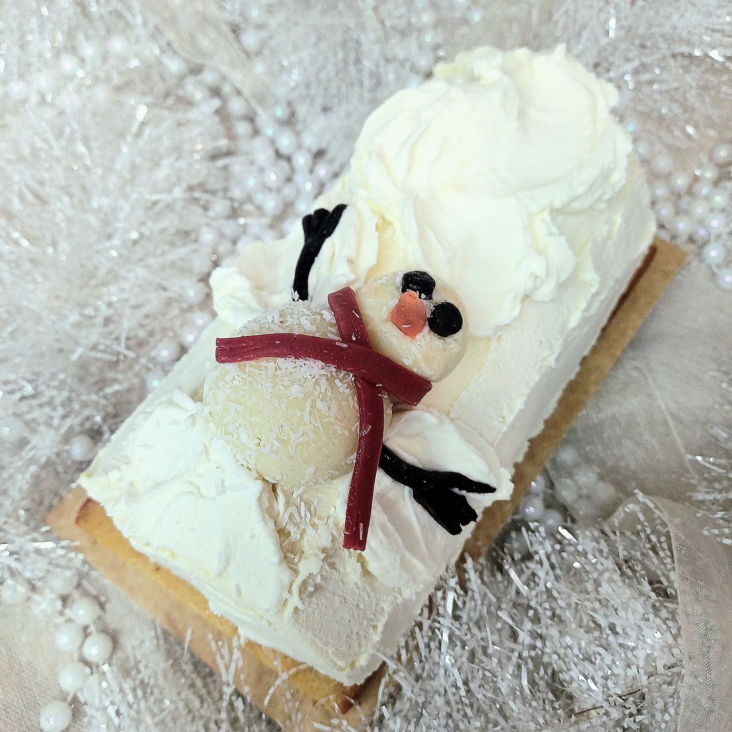 Bûche Bonhomme de Neige 10 personnes