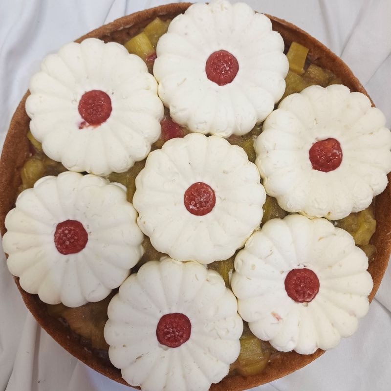 Tarte Rhubarbe 6 personnes