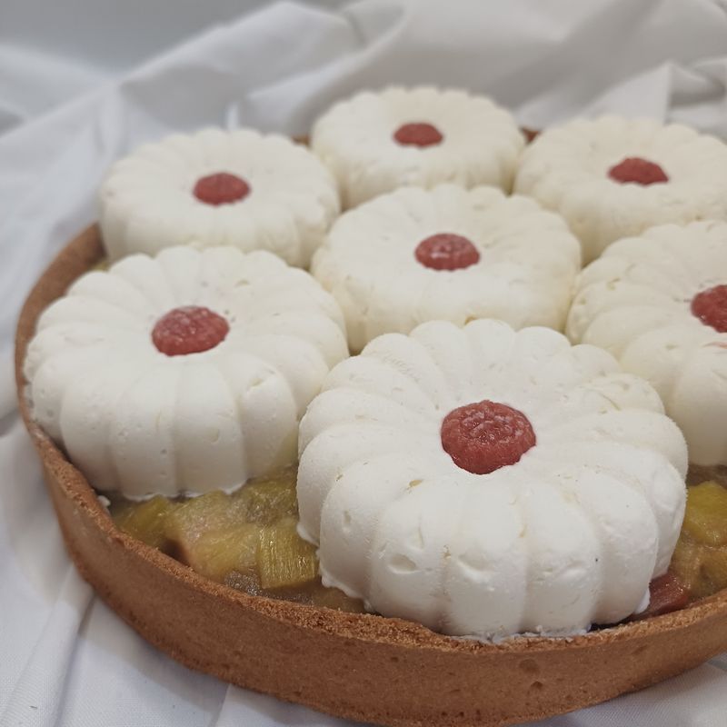 Tarte Rhubarbe 8 personnes