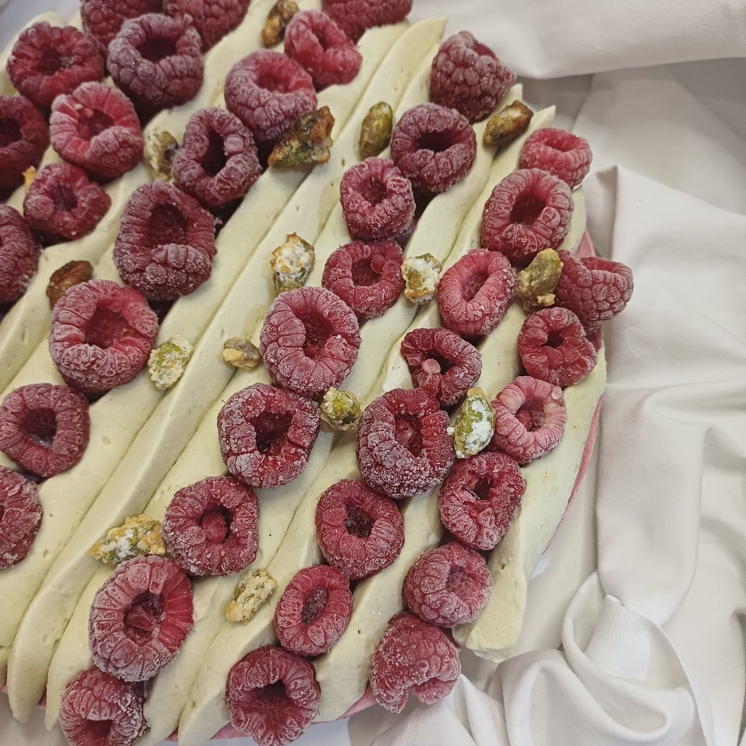 Framboise - Pistache 6 personnes
