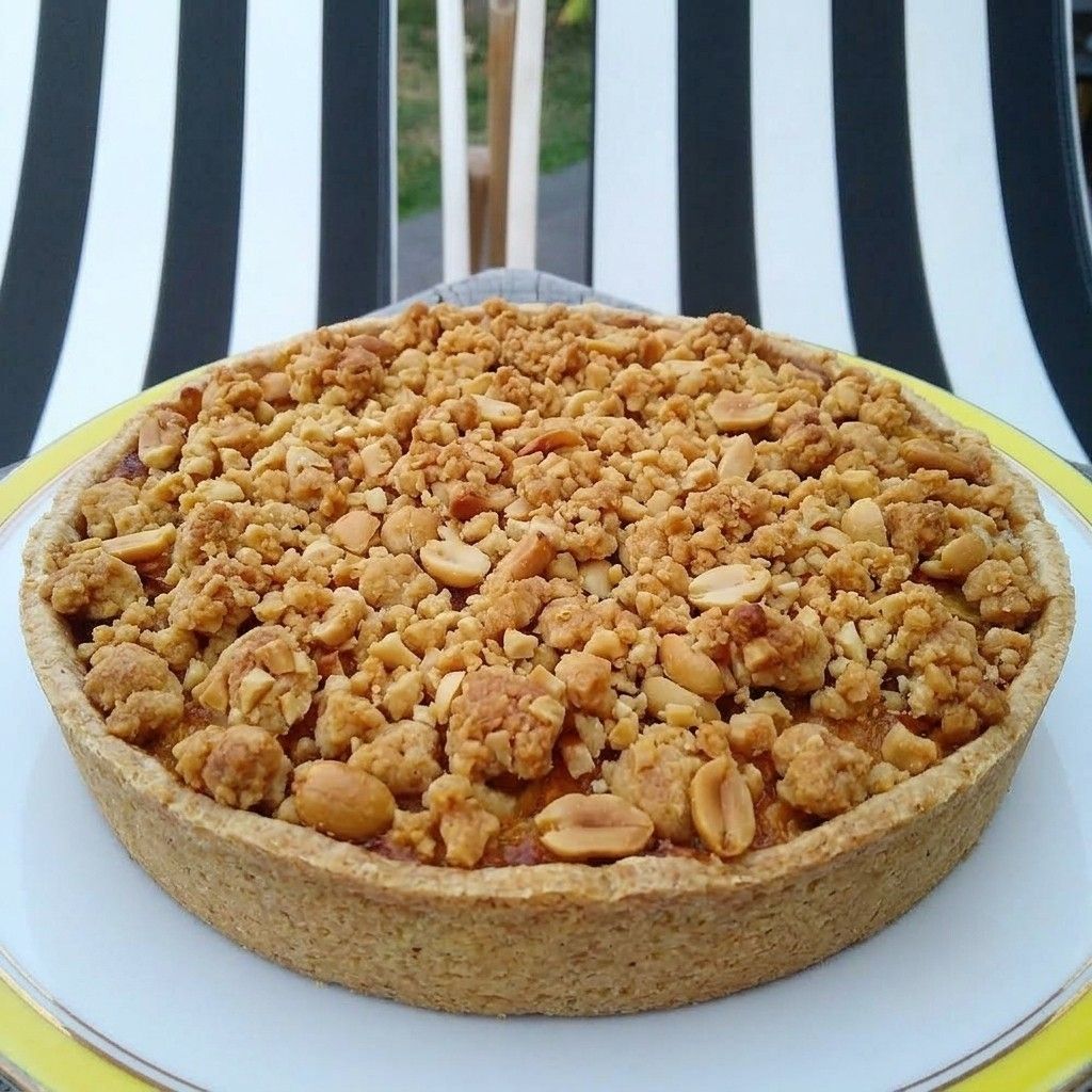 Tarte Pomme - Caramel - Cacahuètes 8 personnes