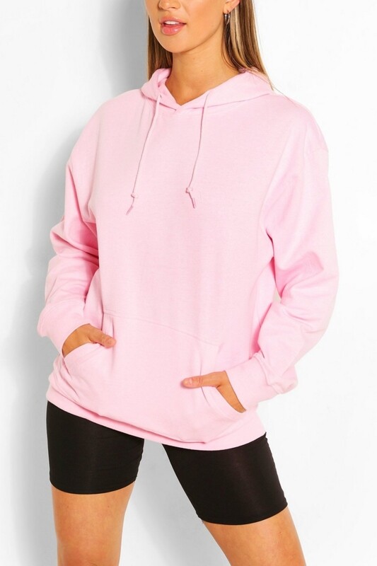 PINK BASIC HOODIE