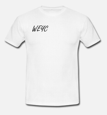 Weyc: T-Shirt, Weiß mit Logo