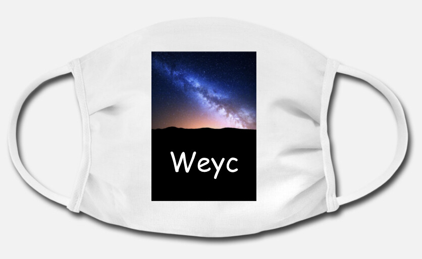 Weyc, Maske mit Logo