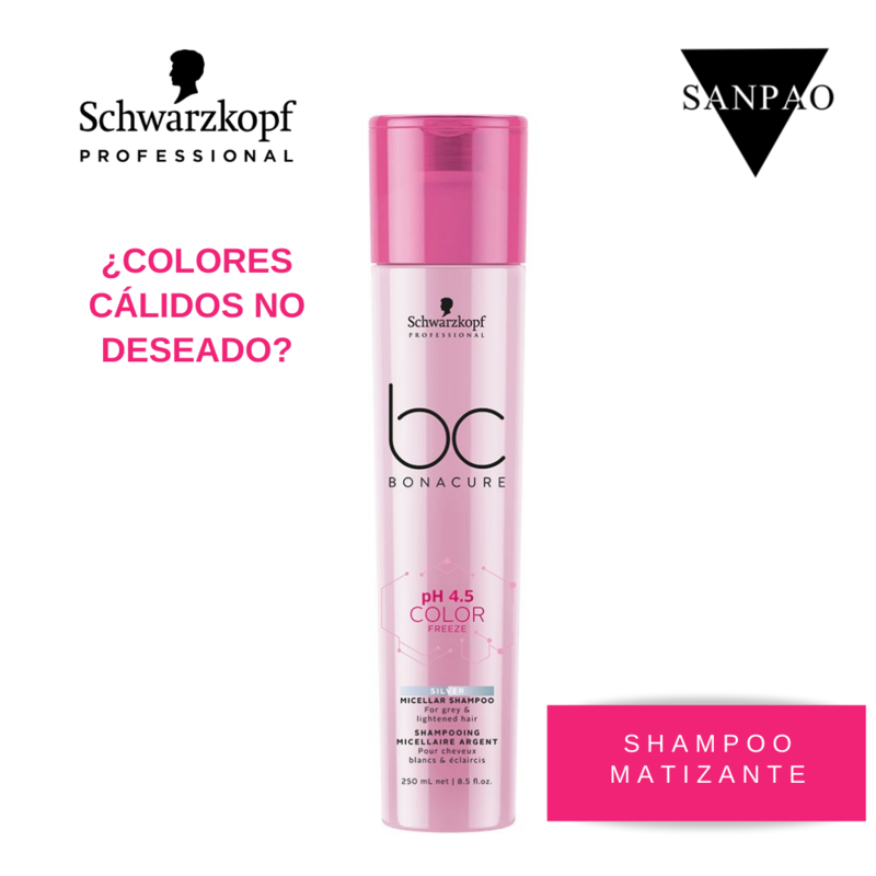 SCHWARZKOPF PROFESSIONAL - BC COLOR FREEZE SHAMPOO MATIZANTE