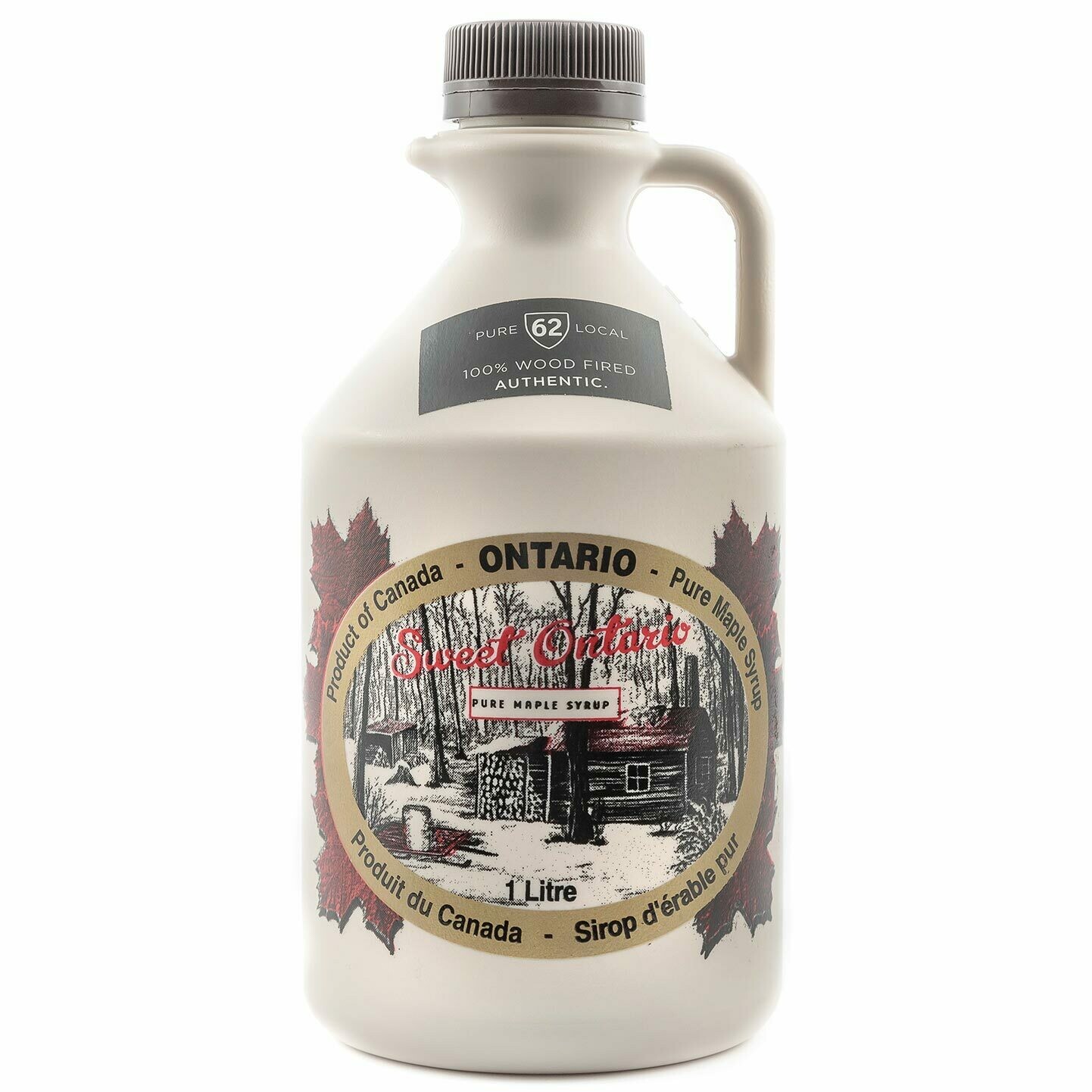 1L Dark Robust Taste​ Maple Syrup Plastic Jug