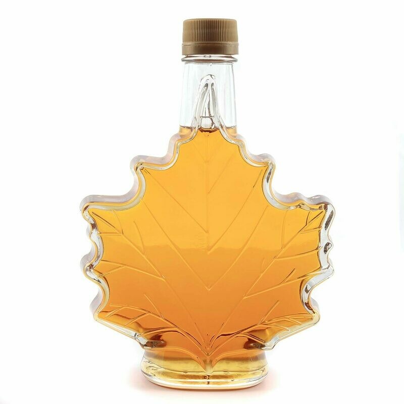 500 ml Golden Delicate Taste​ Maple Syrup Decorative Maple Leaf Container