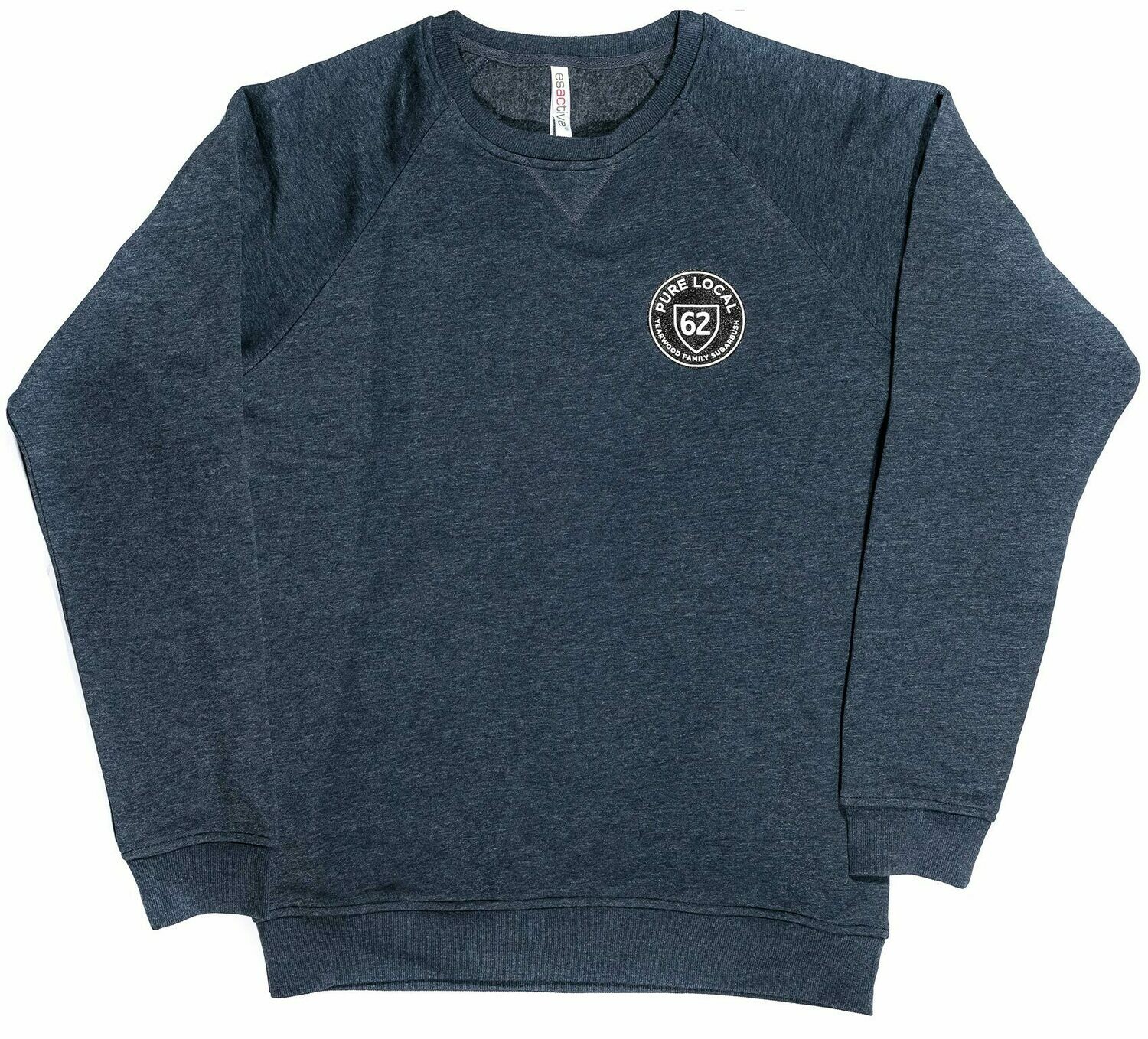 Navy Heather Crew-Neck Sweater