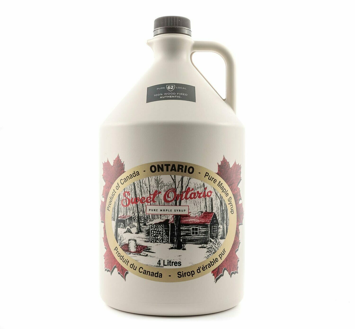 4L Dark Robust Taste​ Maple Syrup Plastic Jug