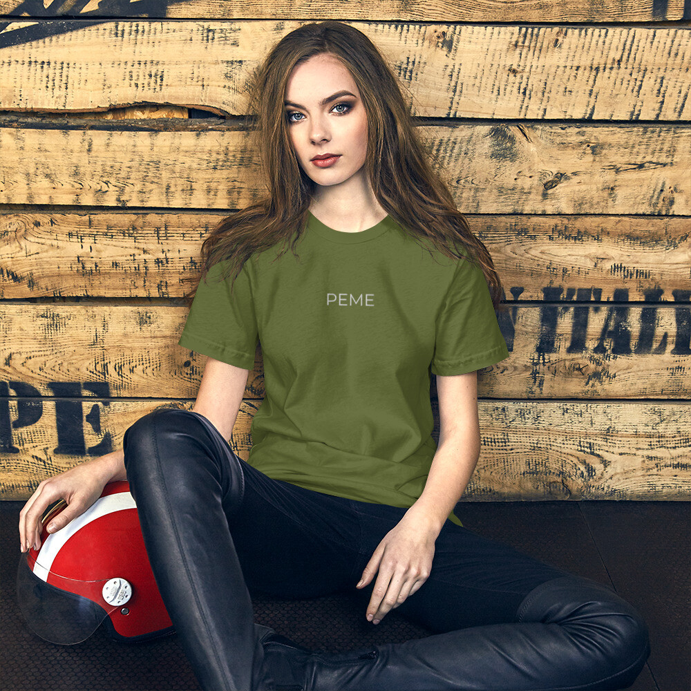 PEME Embroidered Logo Short-Sleeve Unisex T-Shirt