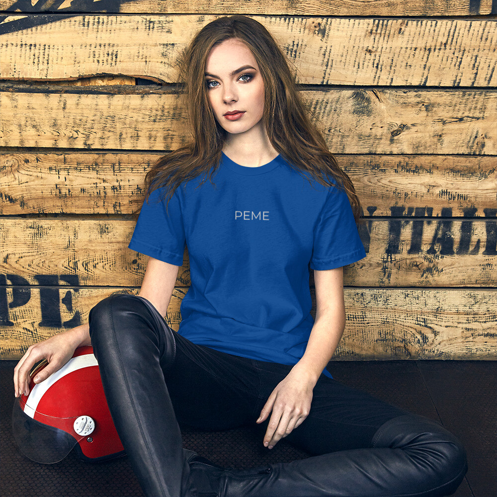 PEME Embroidered Logo Short-Sleeve Unisex T-Shirt
