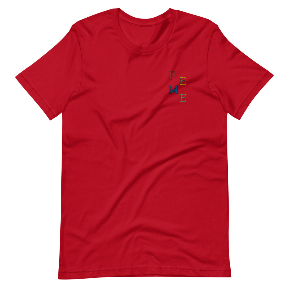 Peme Embroidery Short-Sleeve Unisex T-Shirt