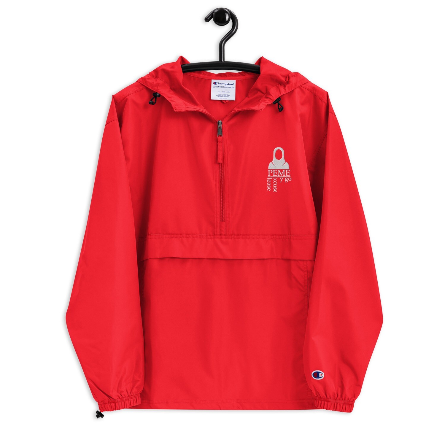 PEME Embroidered Champion Packable Jacket