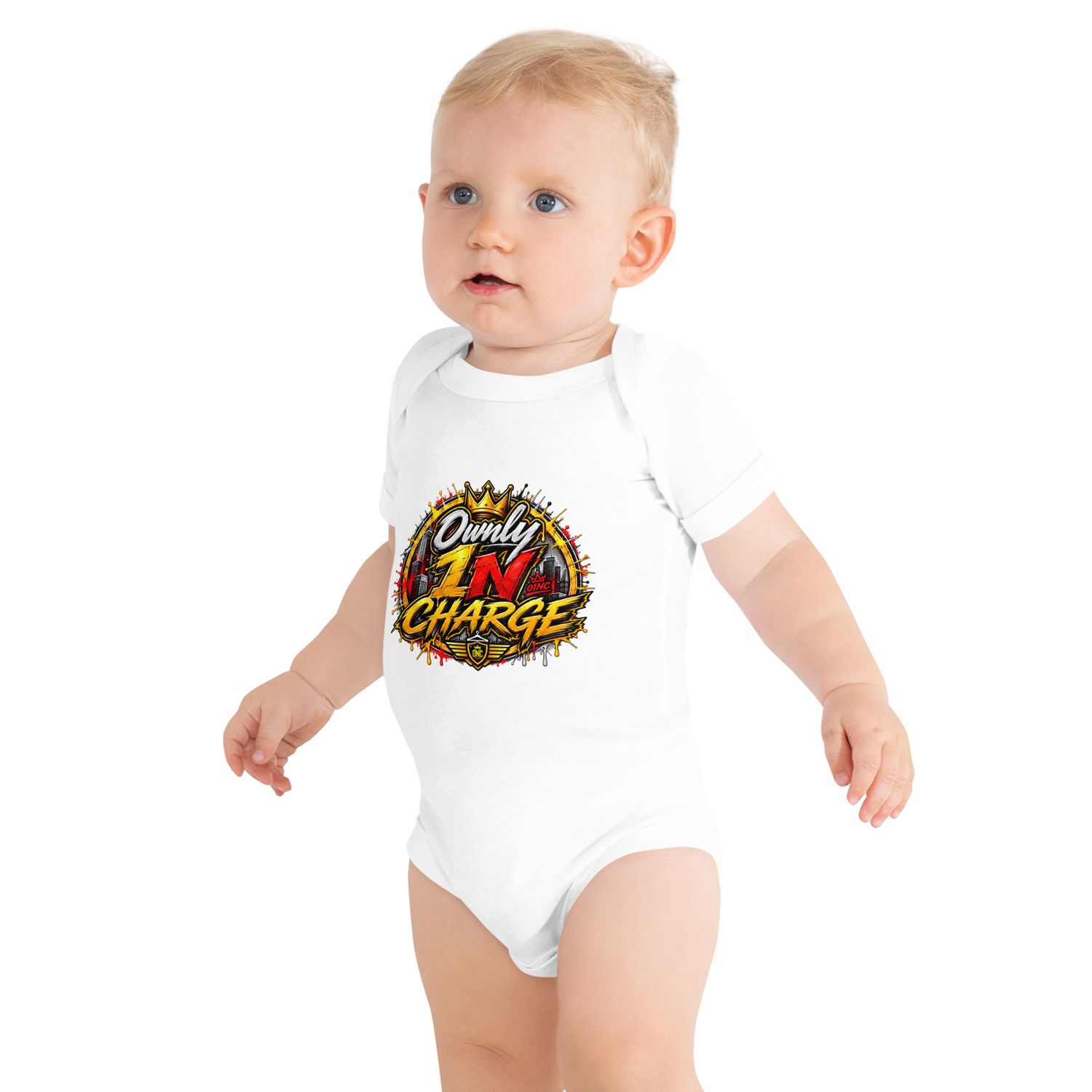 Ownly 1N Charge Baby short sleeve one piece