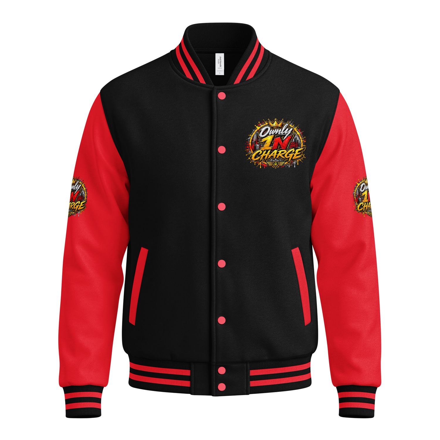 Ownly 1N Charge Heavyweight letterman jacket