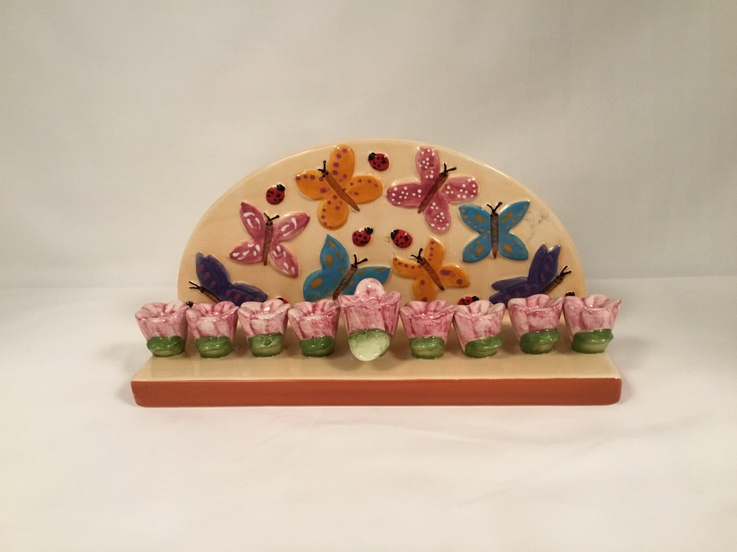 Butterfly &amp; Flower Menorah