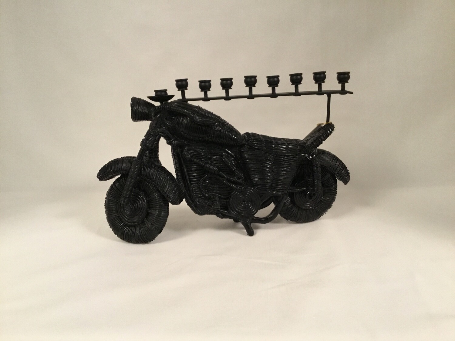Resin Motorcycle Menorah