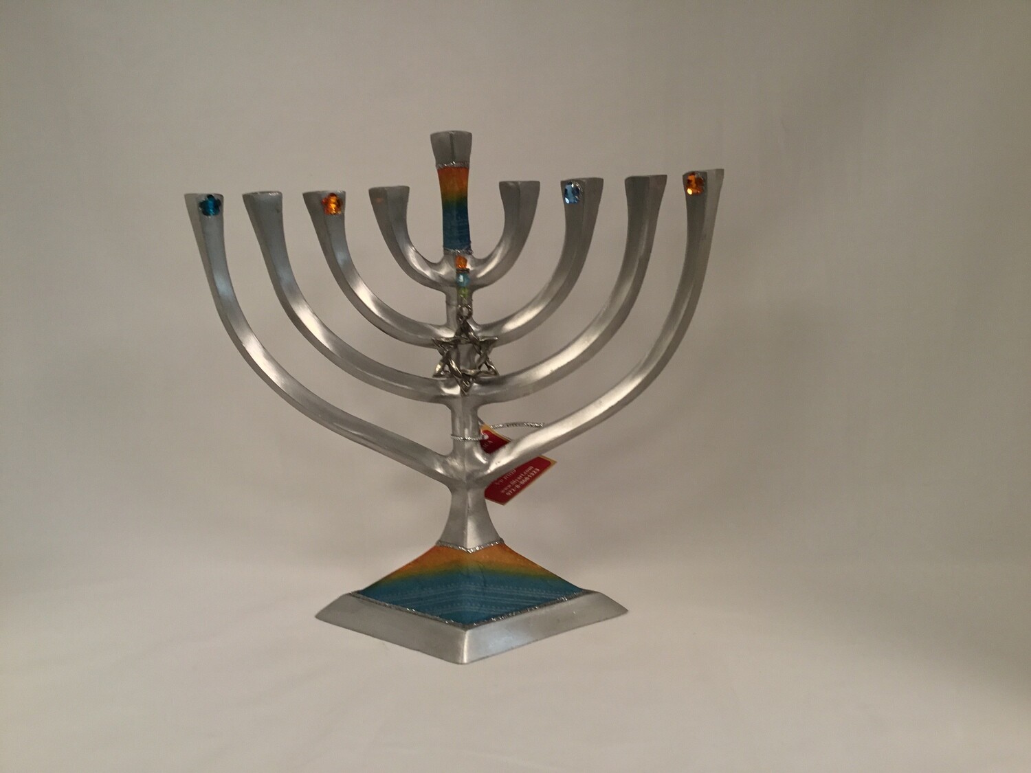 Aluminum Menorah 9x10