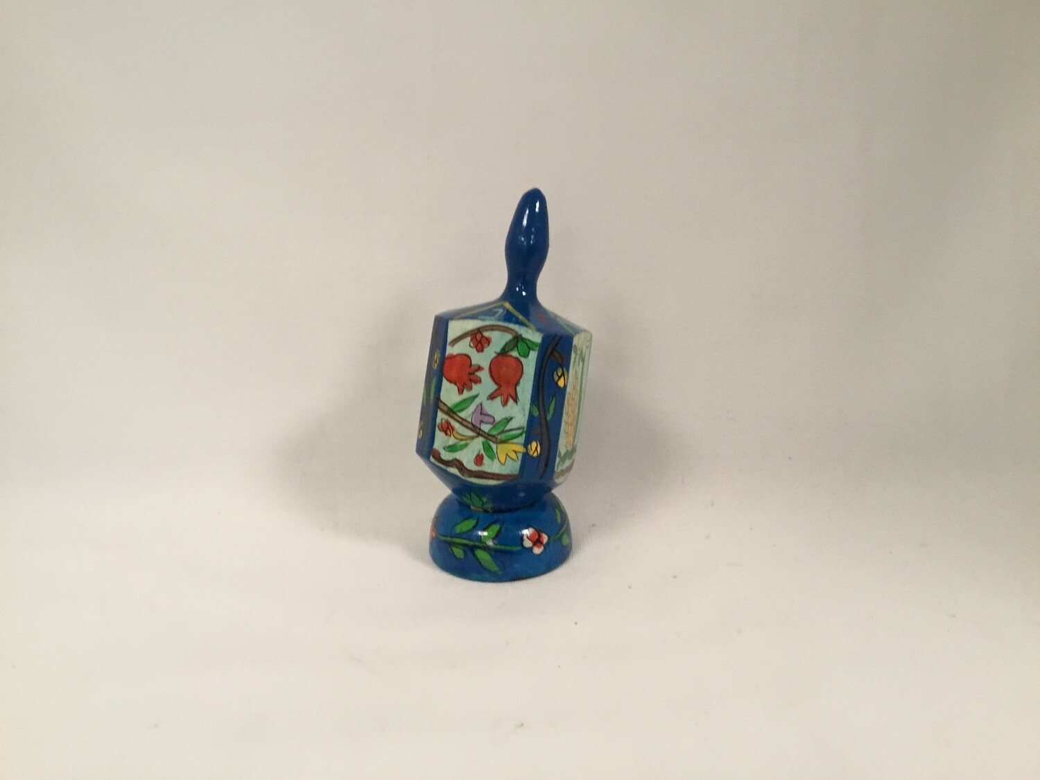 Large Art Dreidel - Seven Species