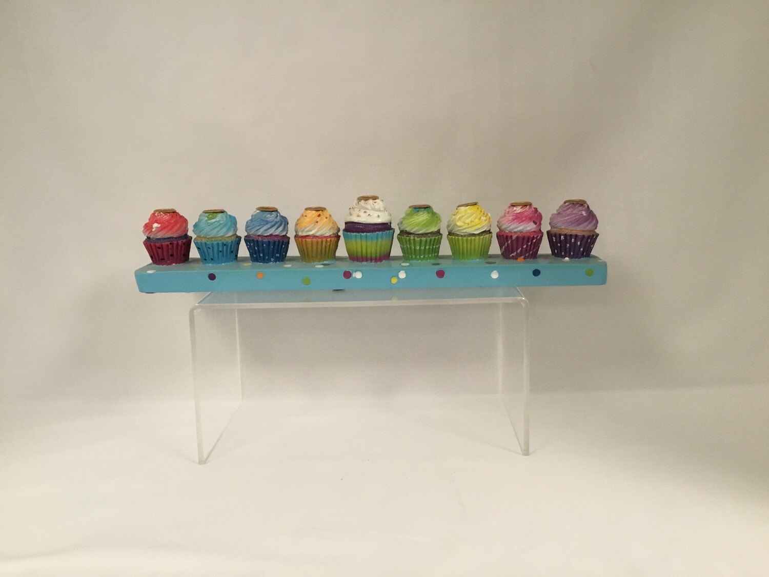 Cupcake Menorah