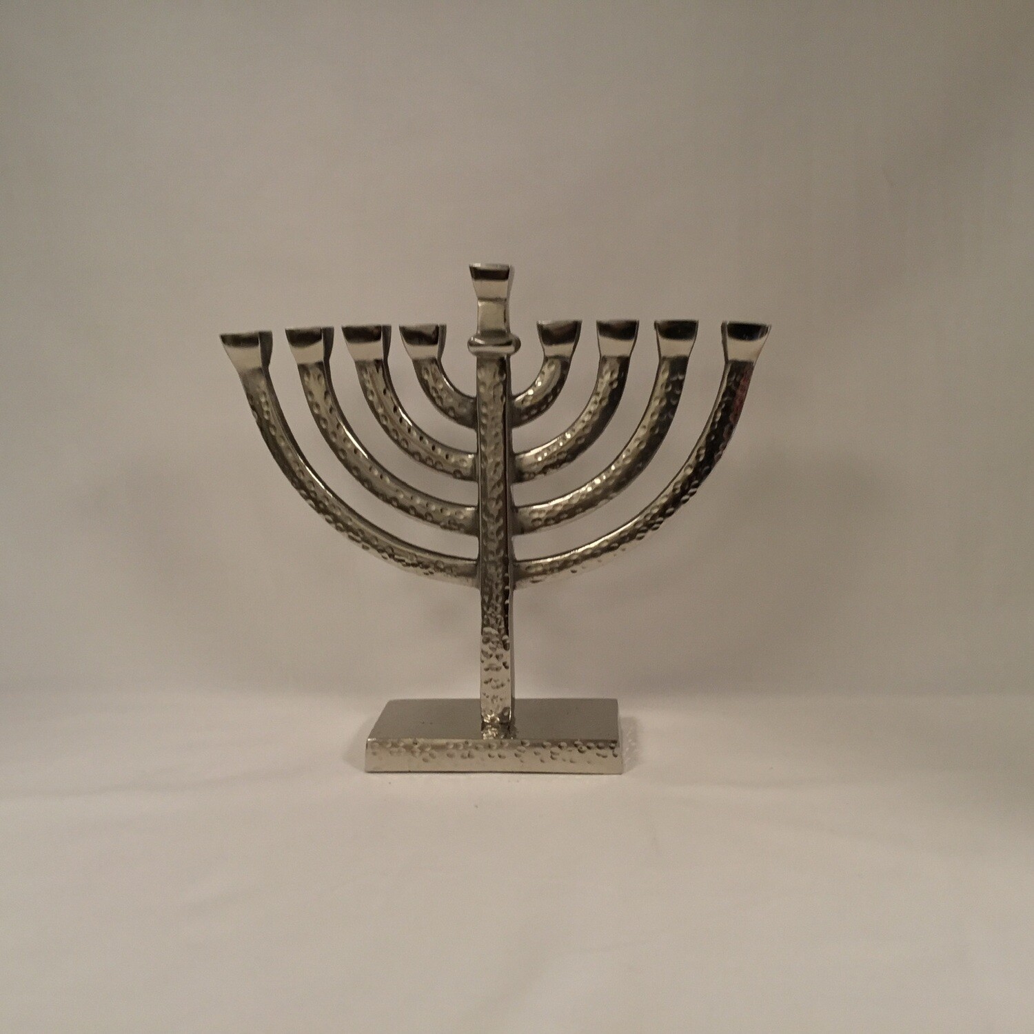 Hammered Small Menorah
