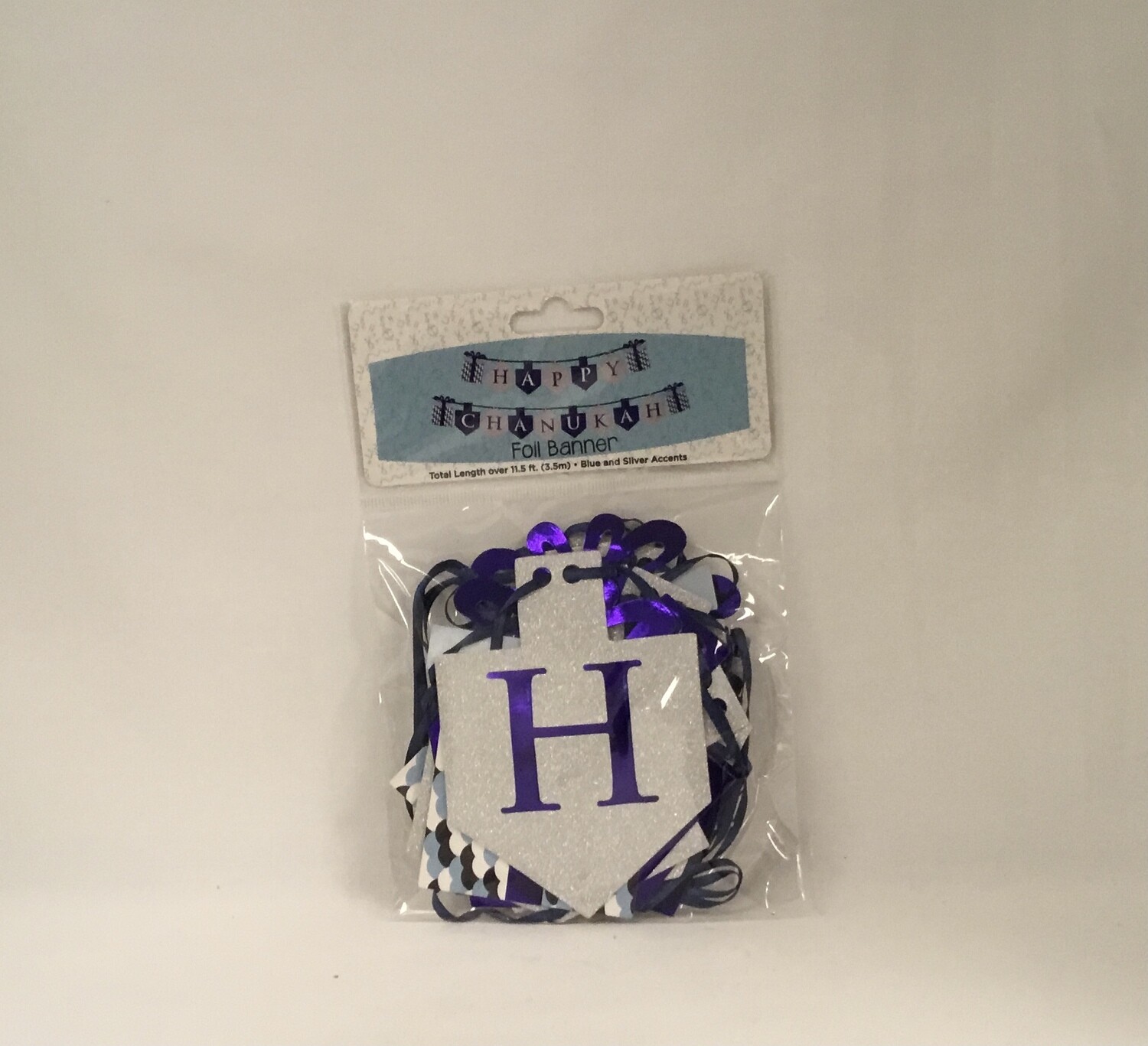 Chanukah Banner Foil 11&quot;