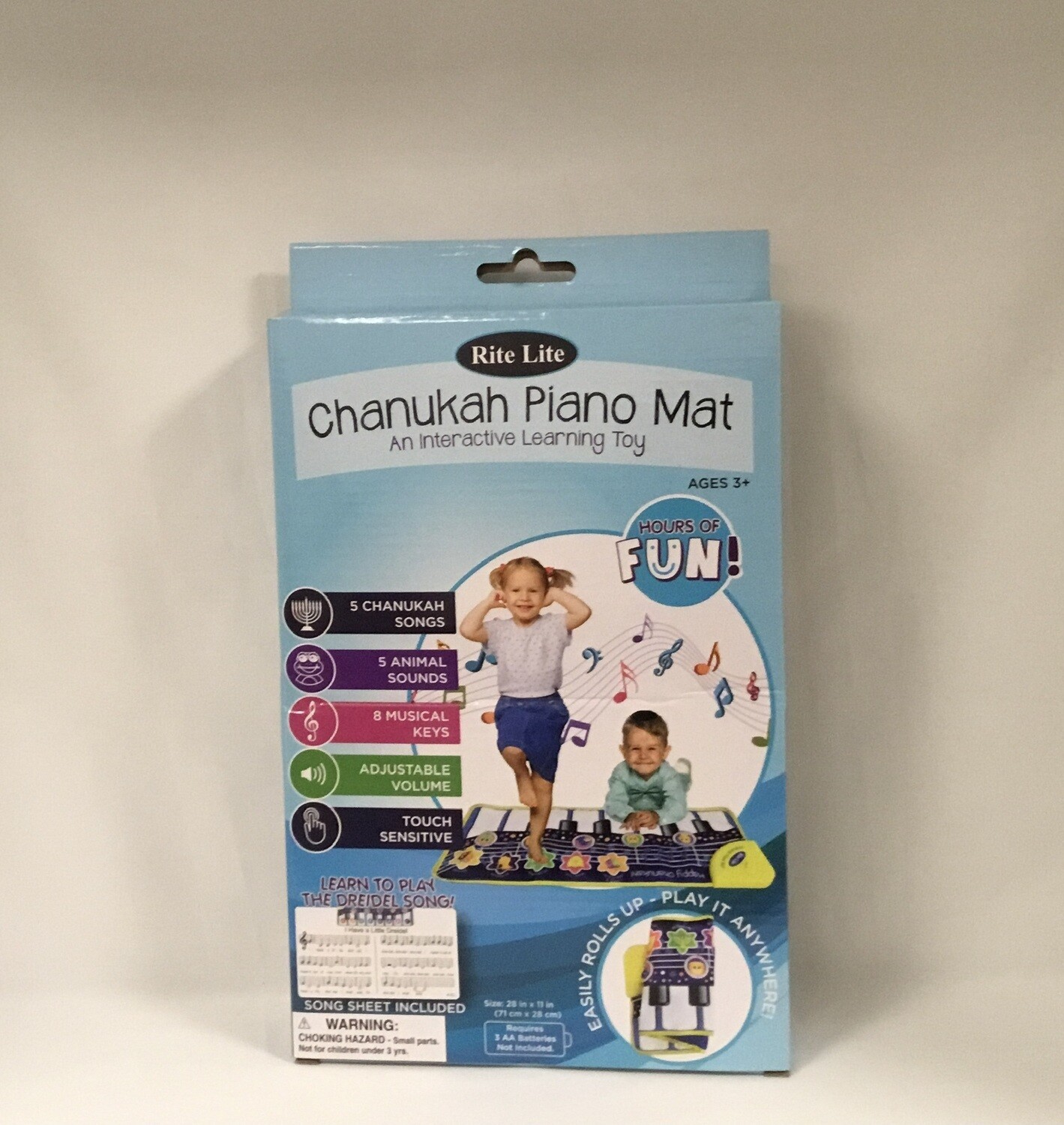 Chanukah Piano Mat