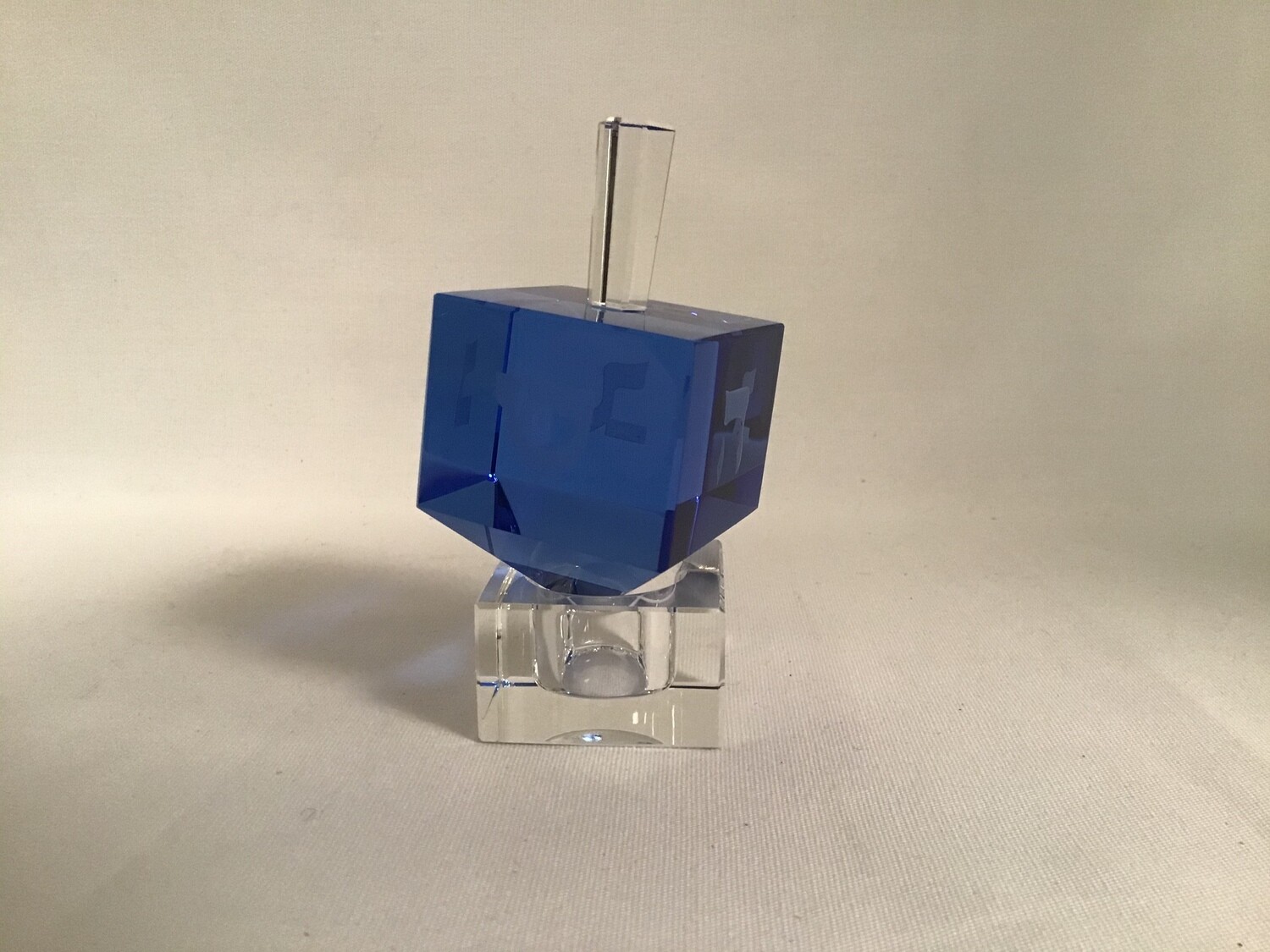 Blue Classic Crystal Dreidel