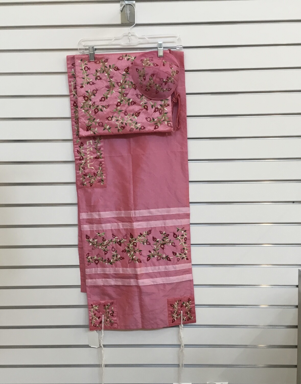 Pink Enchanted Garden Tallit Set