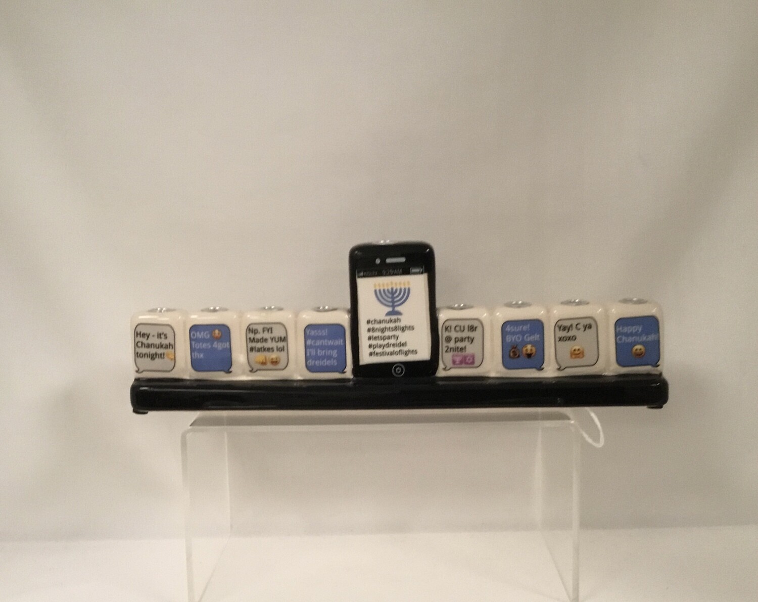 Texting Menorah