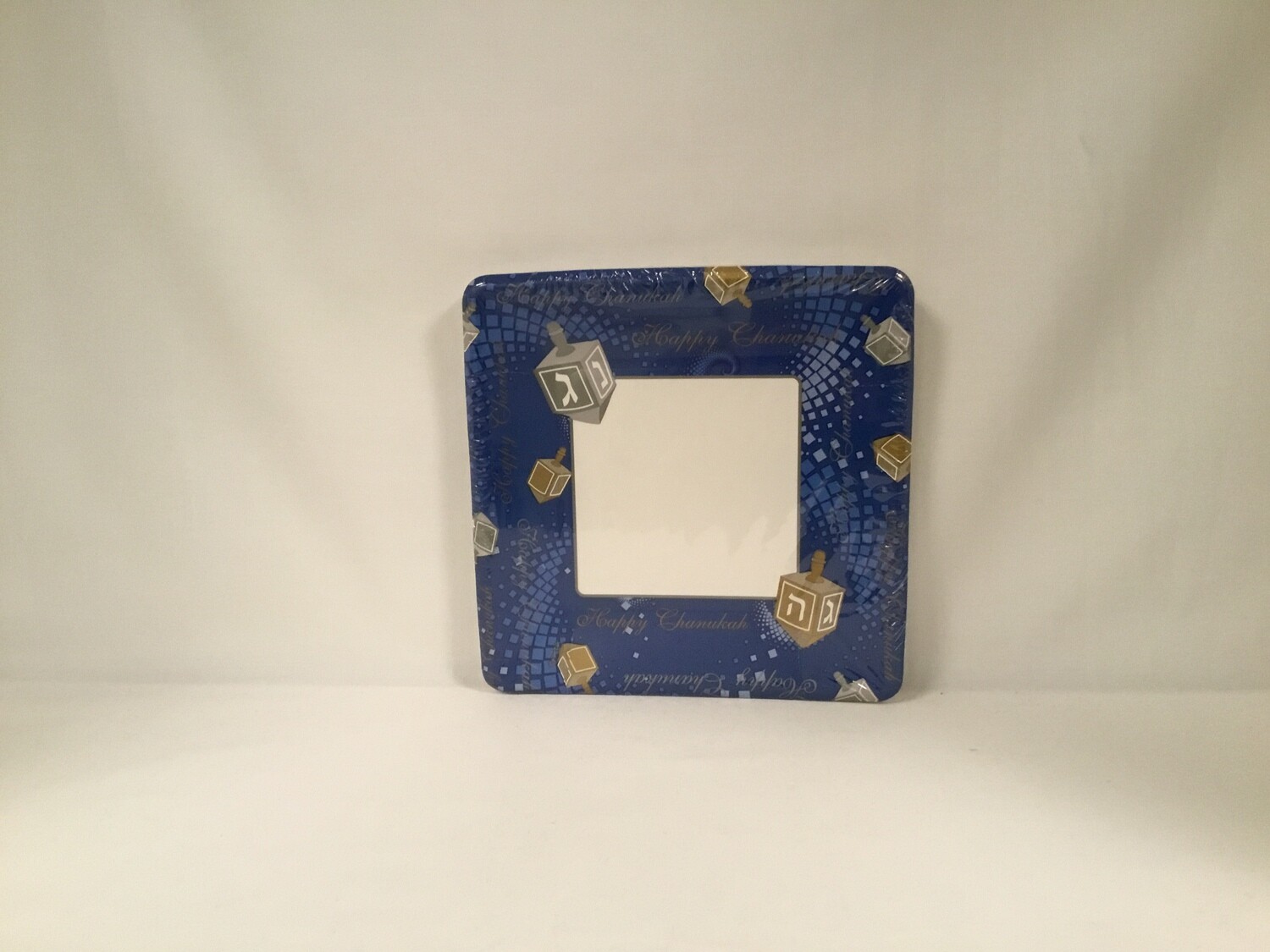 Chanukah 7&quot; Square Paper Plates 16 ct