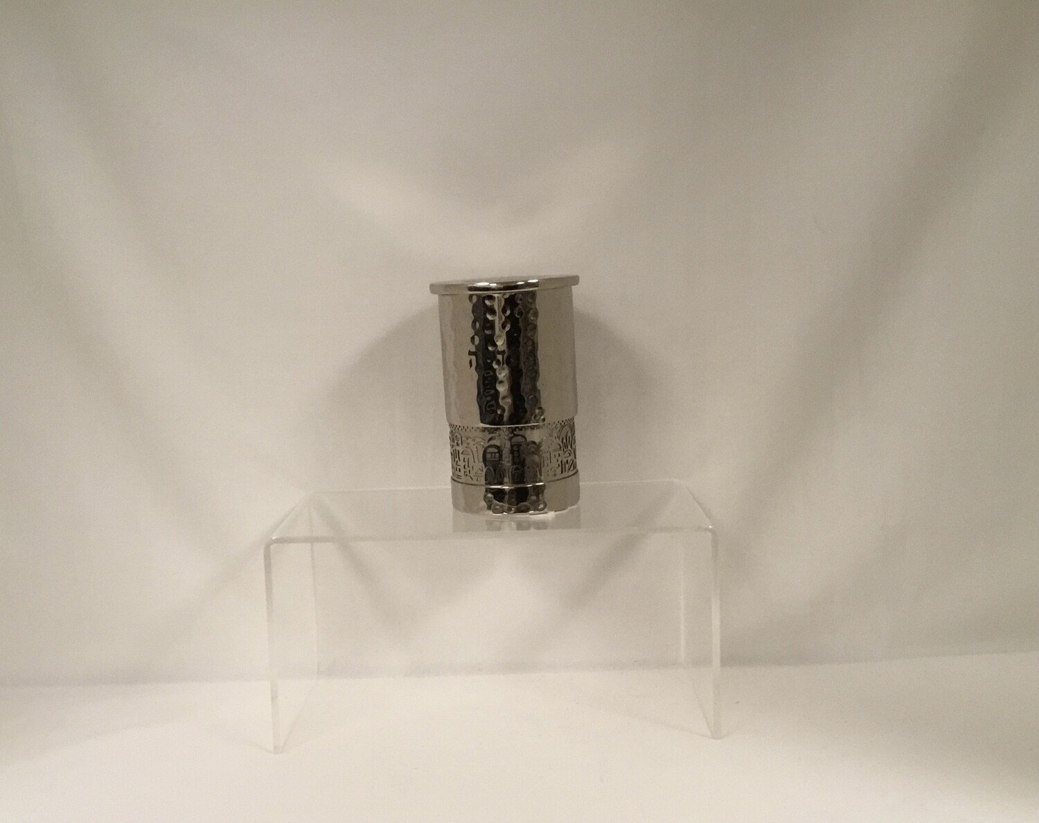 Tzedakah Box plus Metal Cutout Hammerwork