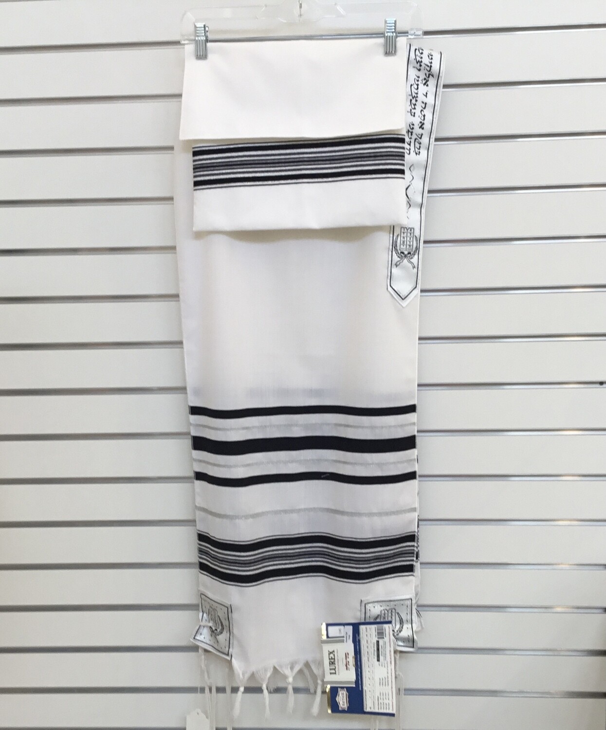 Tallit Wool Lurex 24x72 w/bag