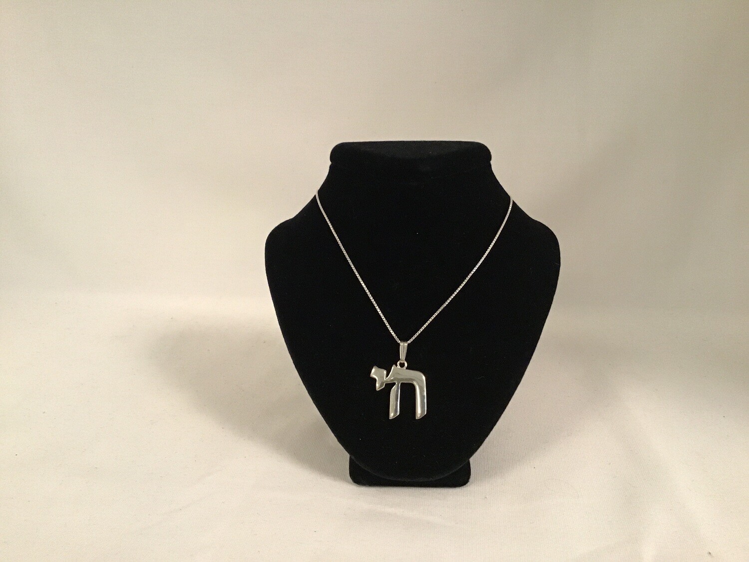 Sterling Silver Chai Pendant on 20&quot; chain