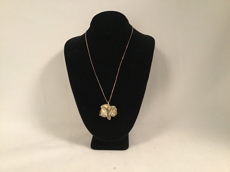 Sterling Silver Flower Necklace