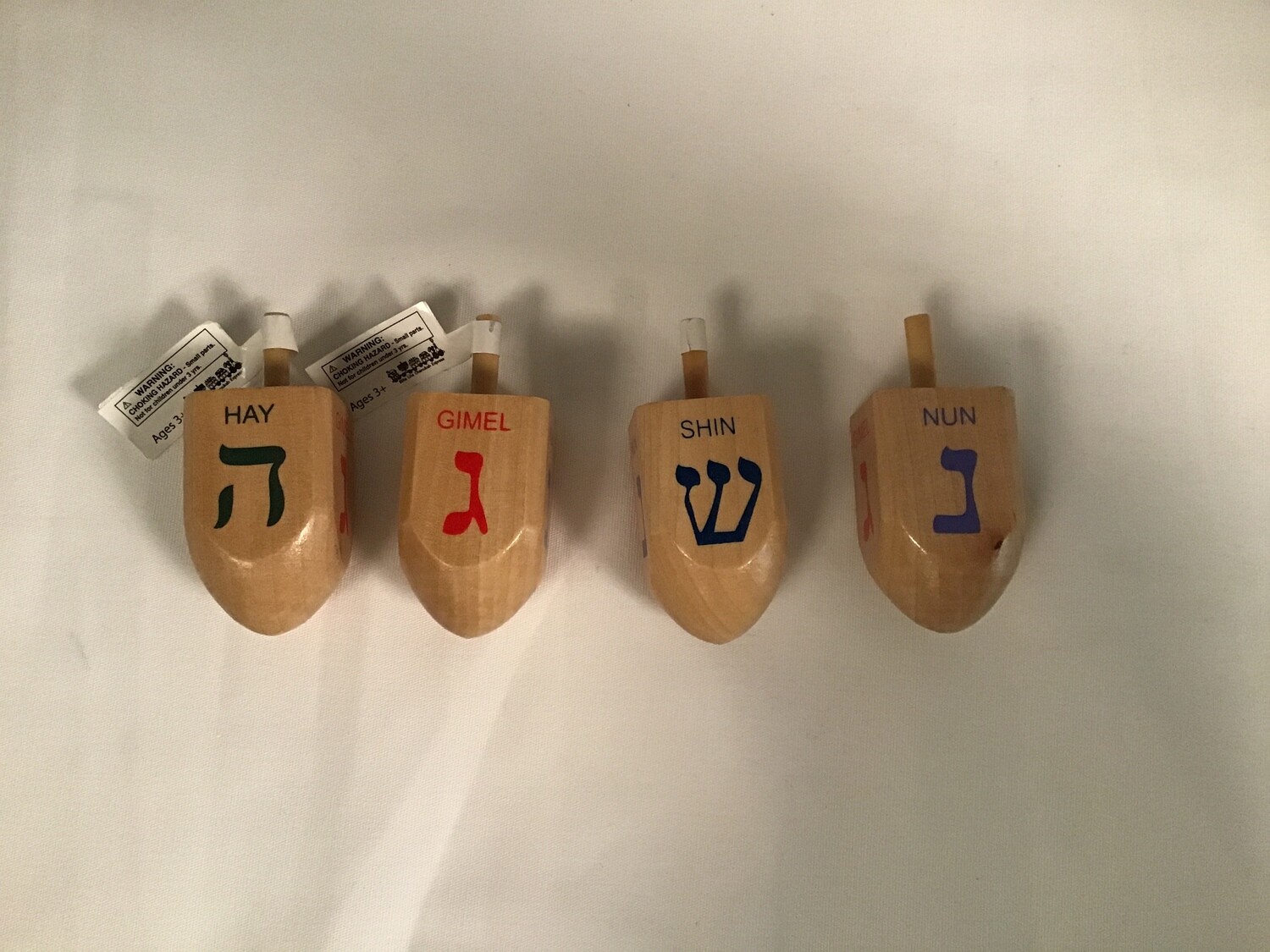 Large Wood Dreidel 