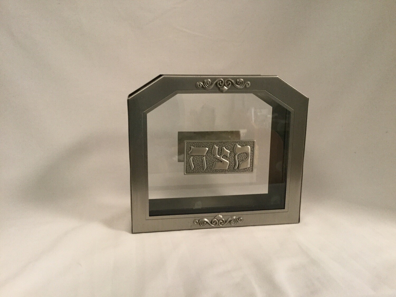 Pewter Finish Matzah Holder