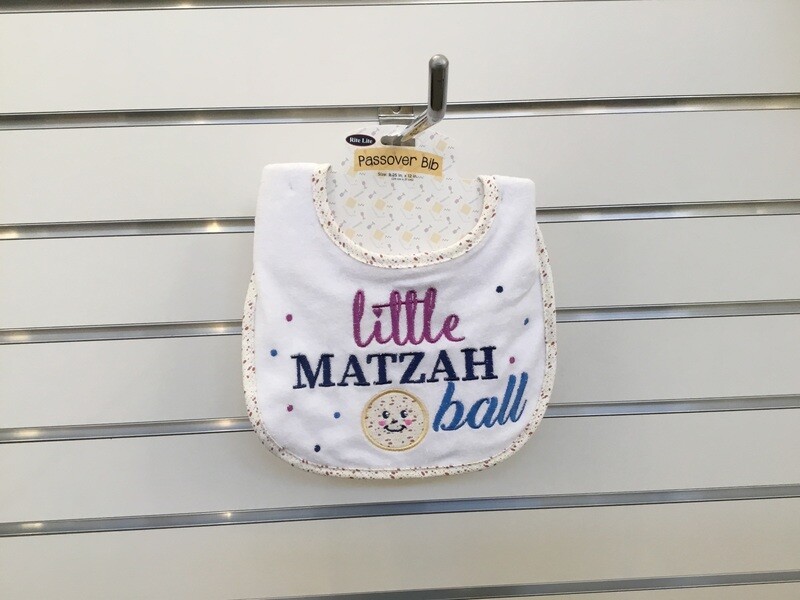 Passover Bib &quot;Little Matzah Ball&quot;