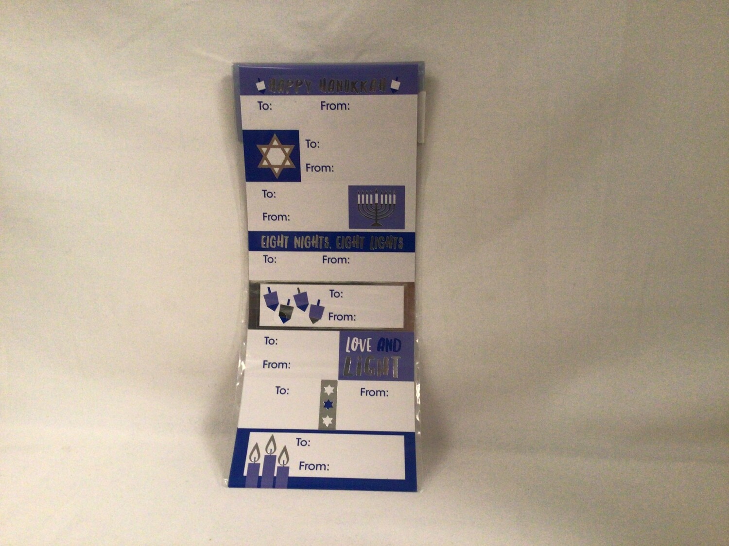 Peel &amp; Stick Happy Hanukkah Labels