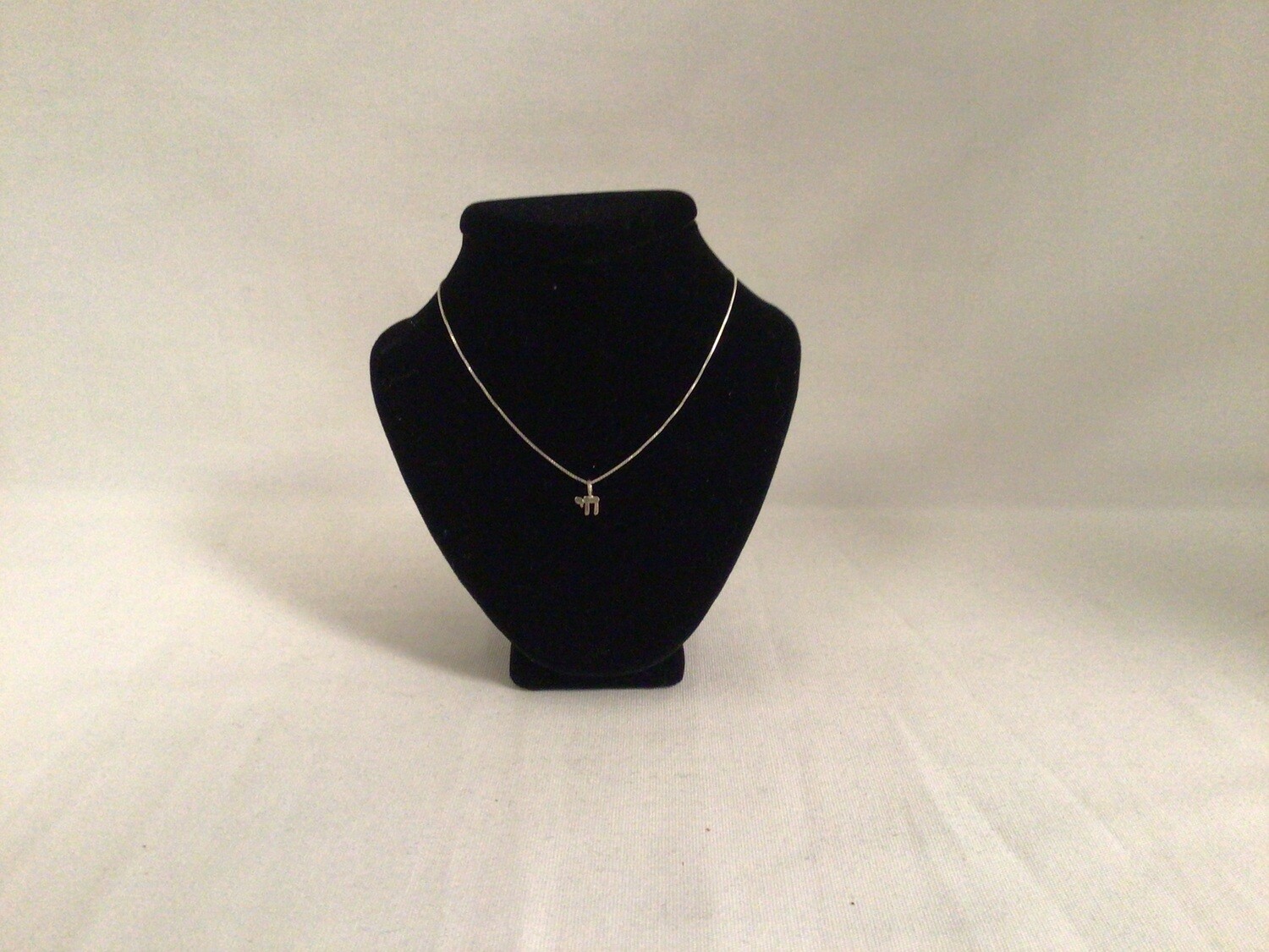 Sterling Silver Mini Chai on 16&quot; Chain