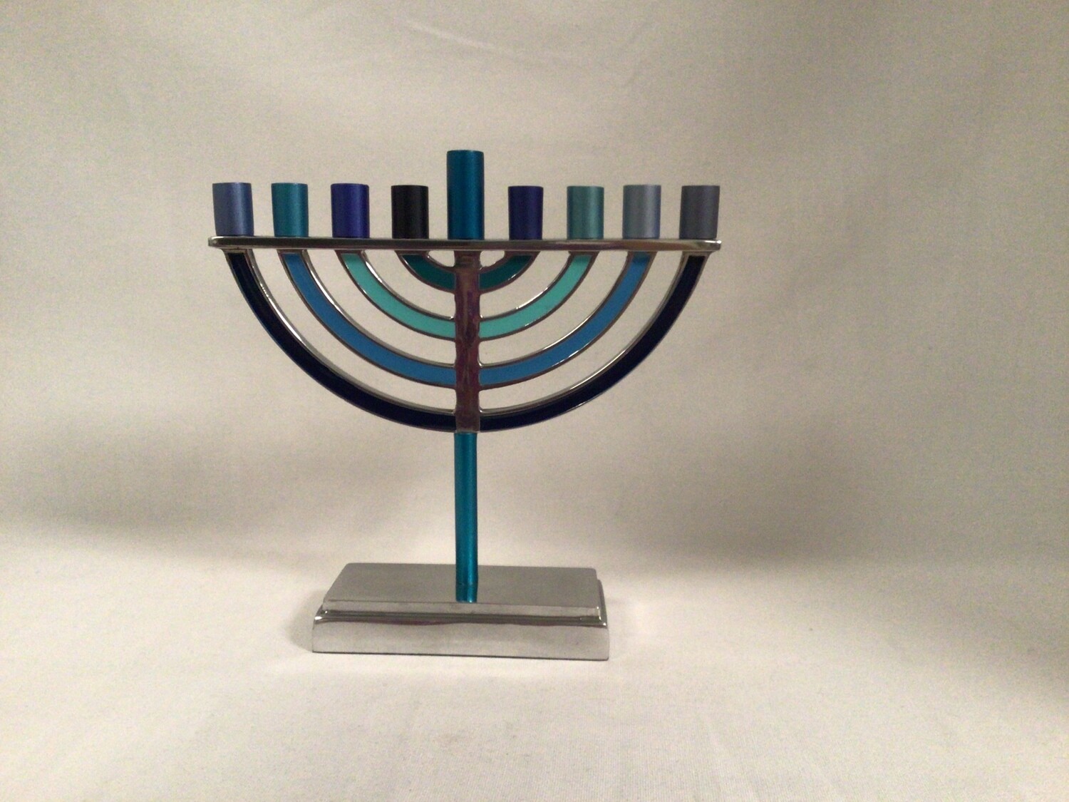 Blue Classic Menorah