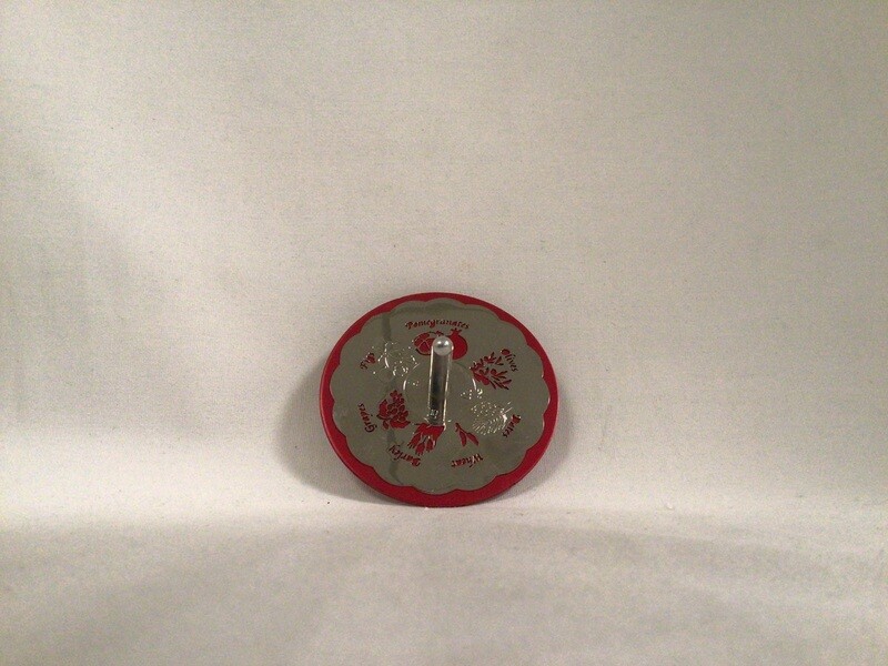 Nickel 7 Species Dreidel, Red