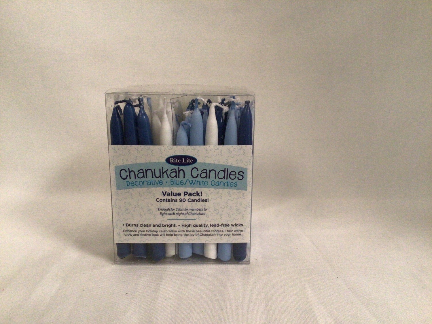 Value Pack Blue/White Chanukah Candles