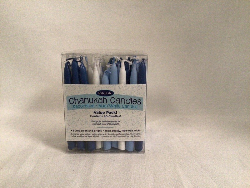 Value Pack Blue/White Chanukah Candles Value Pack Blue/White Chanukah Candles