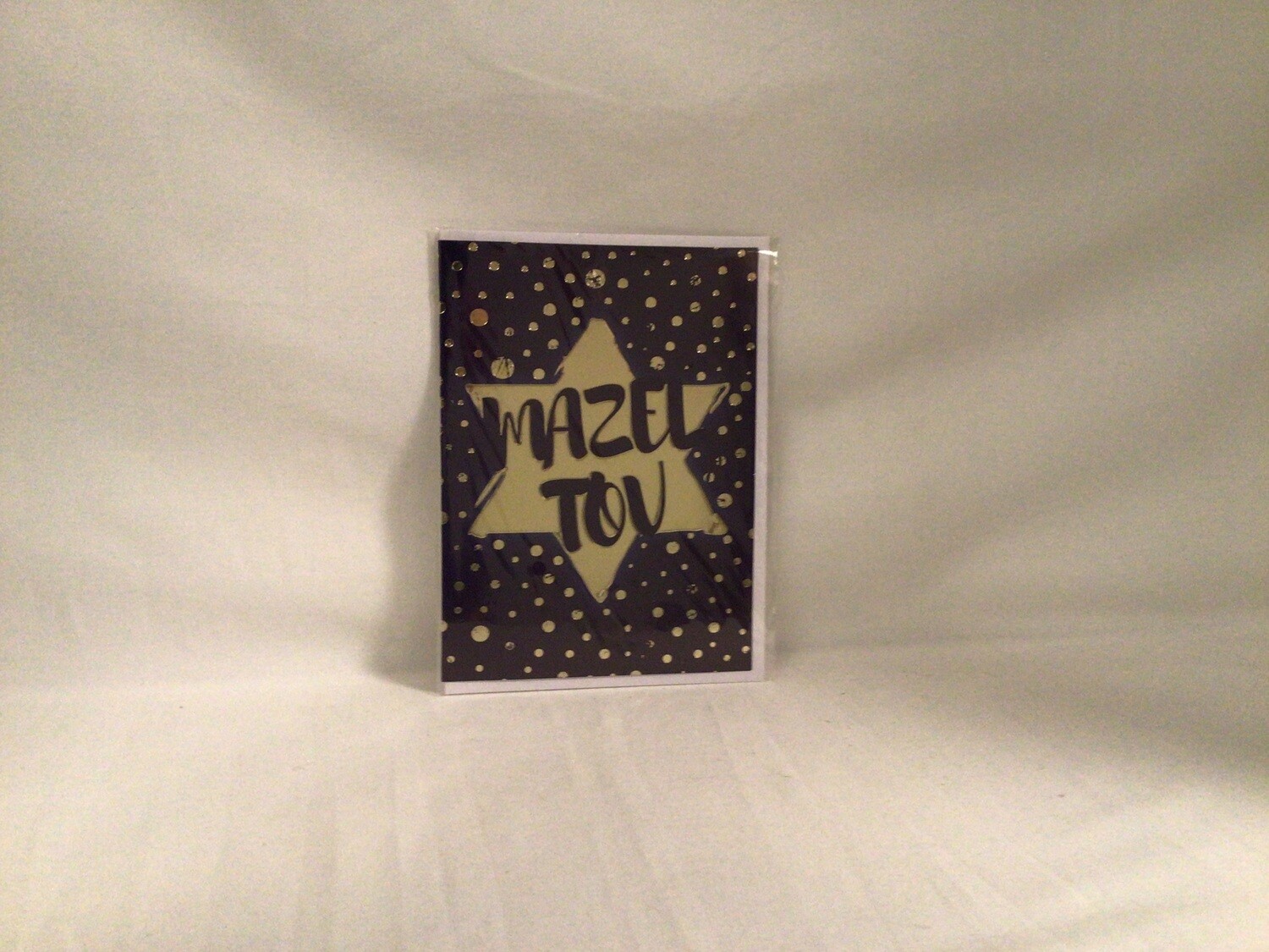 Gold Dot Mazel Tov Card