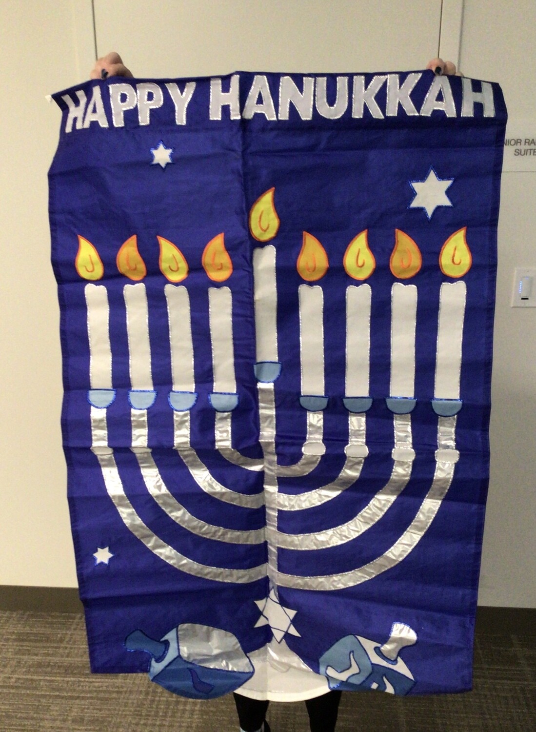 Happy Chanukah Flag