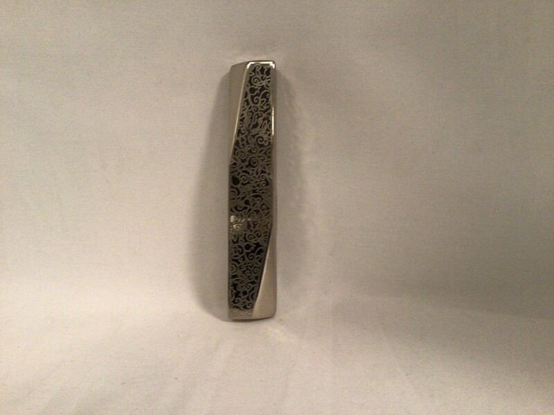 Stainless Steel Elongated Pomegranate Mezuzah