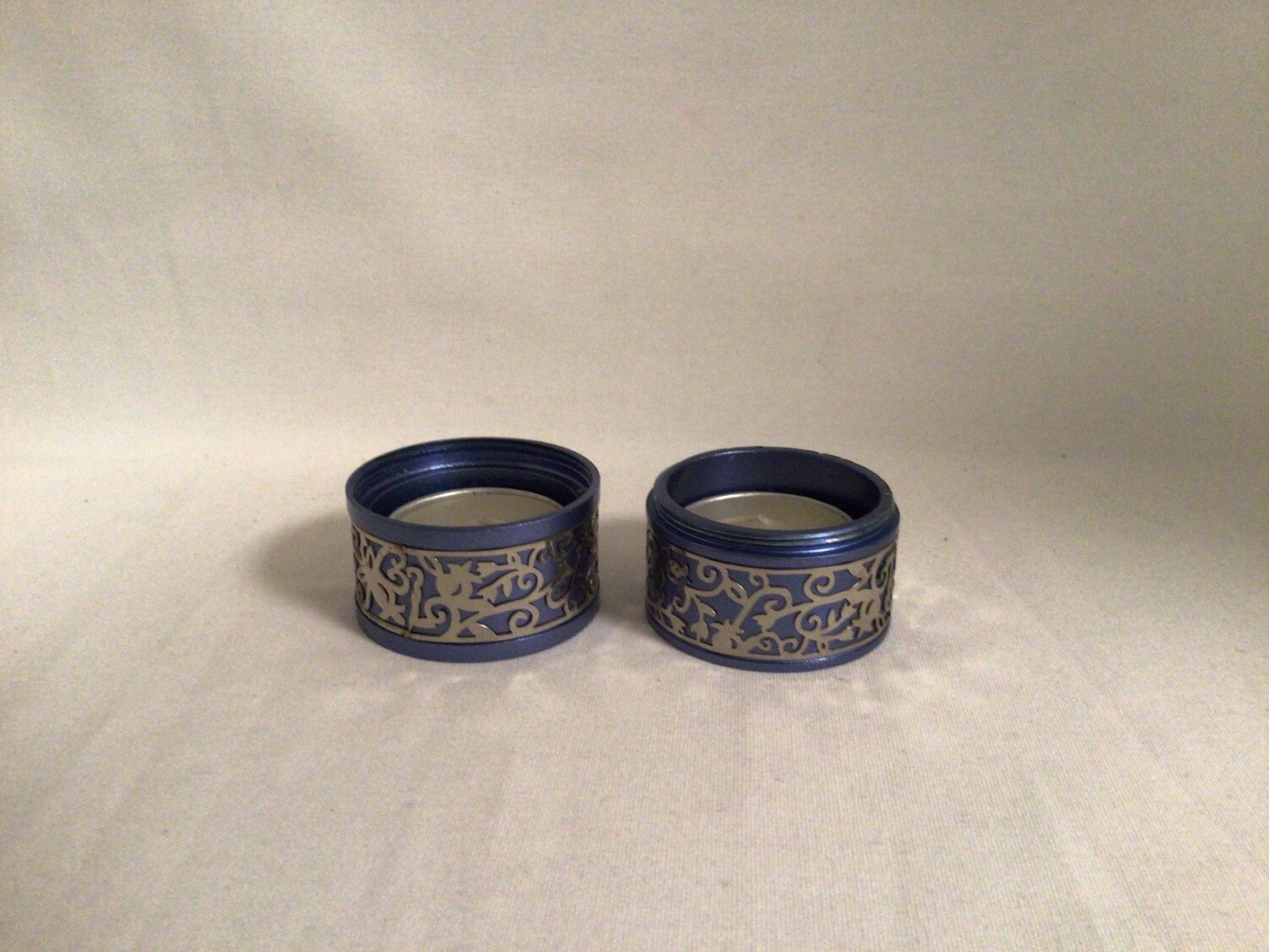 Lasercut Pomegranate Travel Shabbat Candlesticks